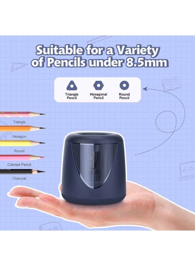 موردلي برايات أقلام كهربائية للأطفال، براية أقلام ملونة صغيرة لطيفة للفصول الدراسية المنزلية، براية أقلام كهربائية مع لوازم مدرسية على شكل يونيكورن - Image 5